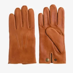 LOAKE Shackleton Gloves in Tan Soft Leather