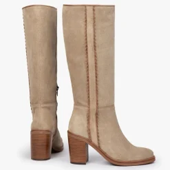 Lucia Rociera Suede Boots in Pumice | Collen & Clare