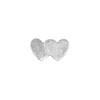LULU Copenhagen Domino Hearts 2 earring 1 pcs in Silver
