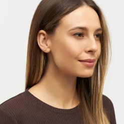 LULU COPENHAGEN Domino Hearts Earrings in Gold