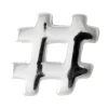 LULU Copenhagen Hashtag Earring 1 pcs in Silver