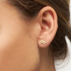 LULU COPENHAGEN Infinity Earring in Gold