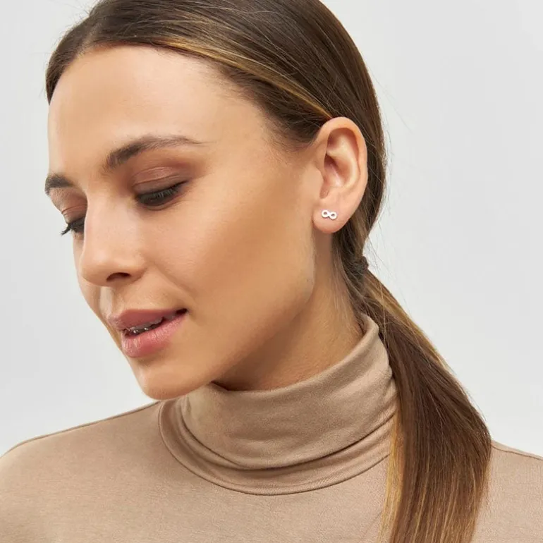 LULU COPENHAGEN Infinity Earring 1 pcs in Silver