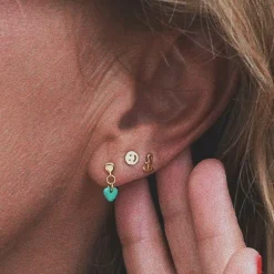 LULU COPENHAGEN Smiley Earring in Silver