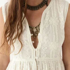 MAISON HOTEL Amandine Dress in Pearl