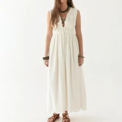 MAISON HOTEL Amandine Dress in Pearl