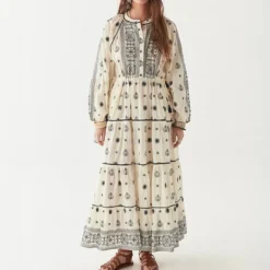 MAISON HOTEL Caroline Dress in Off White