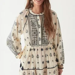 MAISON HOTEL Caroline Dress in Off White