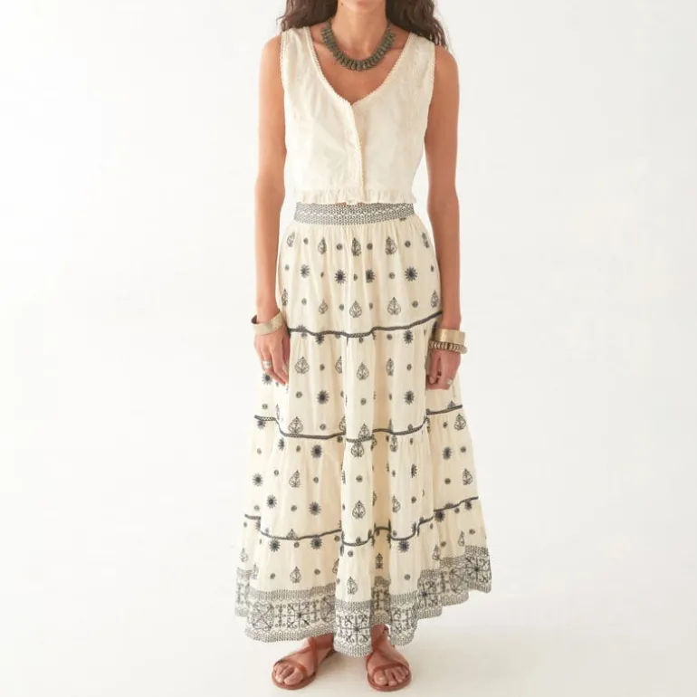MAISON HOTEL Charlotte Skirt in Off White