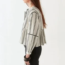 MAISON HOTEL Consuelito Blouse in Pearl Jam