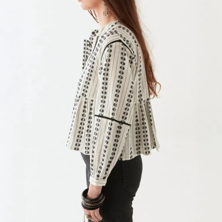 MAISON HOTEL Consuelito Blouse in Pearl Jam