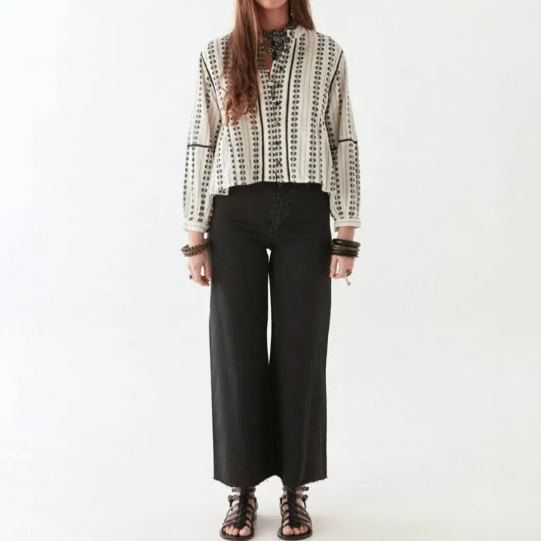 MAISON HOTEL Consuelito Blouse in Pearl Jam