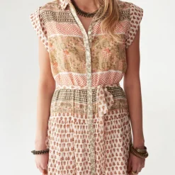 MAISON HOTEL Cris Dress in Cream