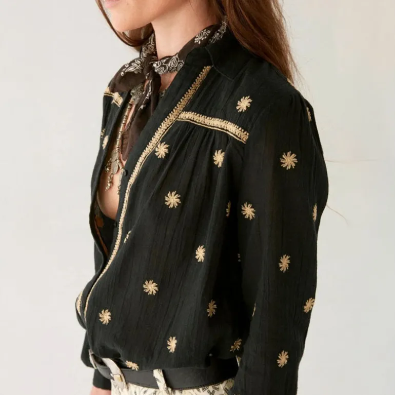 MAISON HOTEL Dylan Blouse in Starry Night