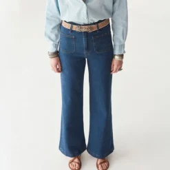 MAISON HOTEL Edna Jeans in Dark Denim