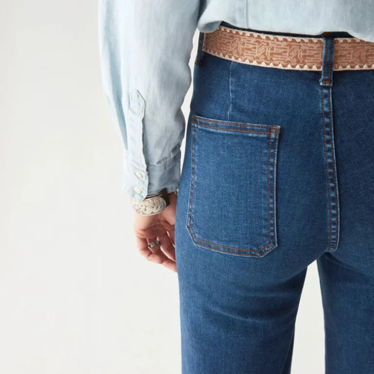 MAISON HOTEL Edna Jeans in Dark Denim