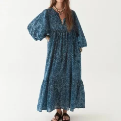 MAISON HOTEL Eileen Dress in Indigo Soul