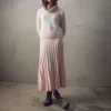 MARBLE Contrast Roll Neck Sweater in Pink Mix