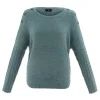 MARBLE Simple Sweater in Blue