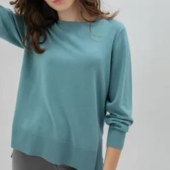 MARBLE Slouchy Sweater in Blue