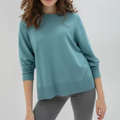 MARBLE Slouchy Sweater in Blue
