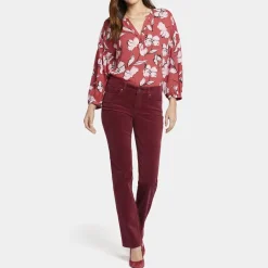 Marilyn Cord Trousers In Cranberry Pie | Collen & Clare