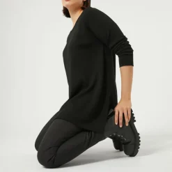 MARINA RINALDI Aly Wool Jumper in Black