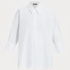 MARINA RINALDI Arizona Poplin Shirt in White