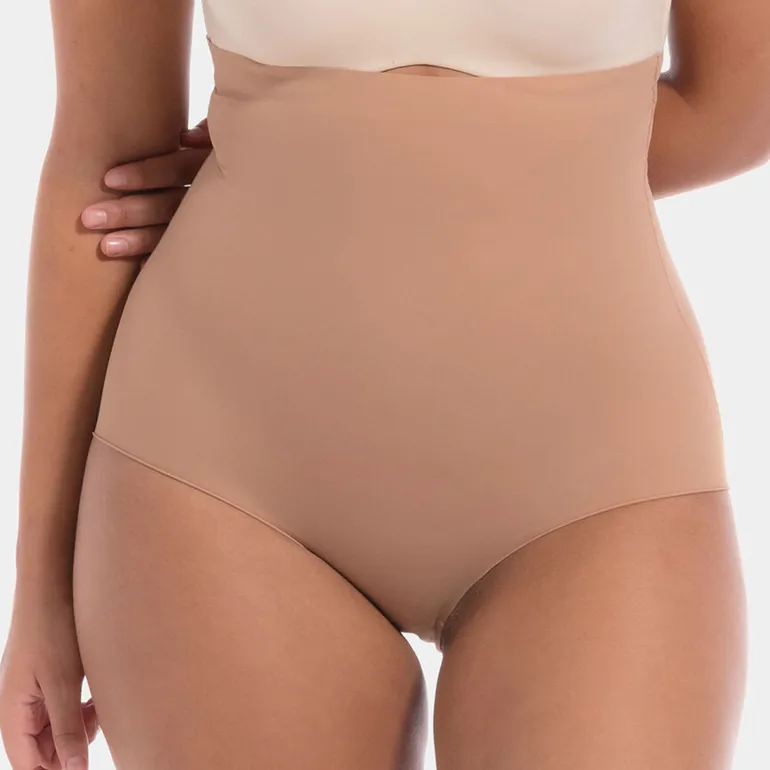 Maxi Sexy Hi-Brief in Latte | Collen and Clare