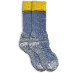 Mens Bannoch Munro Boot Socks in Blue/Yellow | Collen & Clare