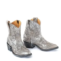 MEXICANA Agave Nacar Boots in Silver