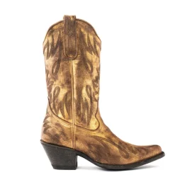 Mexicana Coachella 11 Boots in Used Gold