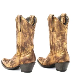 Mexicana Coachella 11 Boots in Used Gold