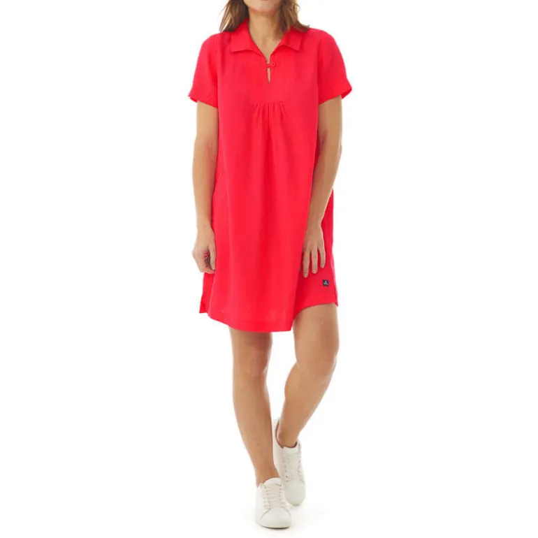 MOUSQUETON Granette Short Dress in Red