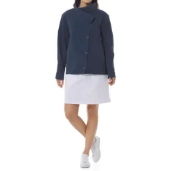 MOUSQUETON Yaneg Cotton Jacket in Navy
