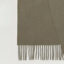 Mulberry Cashmere Scarf in Olive Cashmere