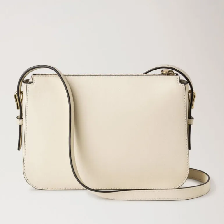 Mulberry Clovelly Pouch MCG in Eggshell