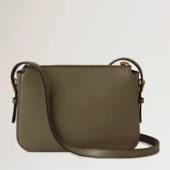 Mulberry Clovelly Pouch MCG in Linen Green
