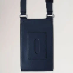 Mulberry Mini Antony Cord Suede Pouch in Night Sky