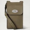 MULBERRY Mini Antony Pouch SCG in Linen Green