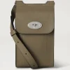 Mulberry Mini Antony Pouch SCG Bag in Linen Green