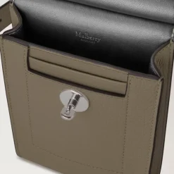 MULBERRY Mini Antony Pouch SCG in Linen Green