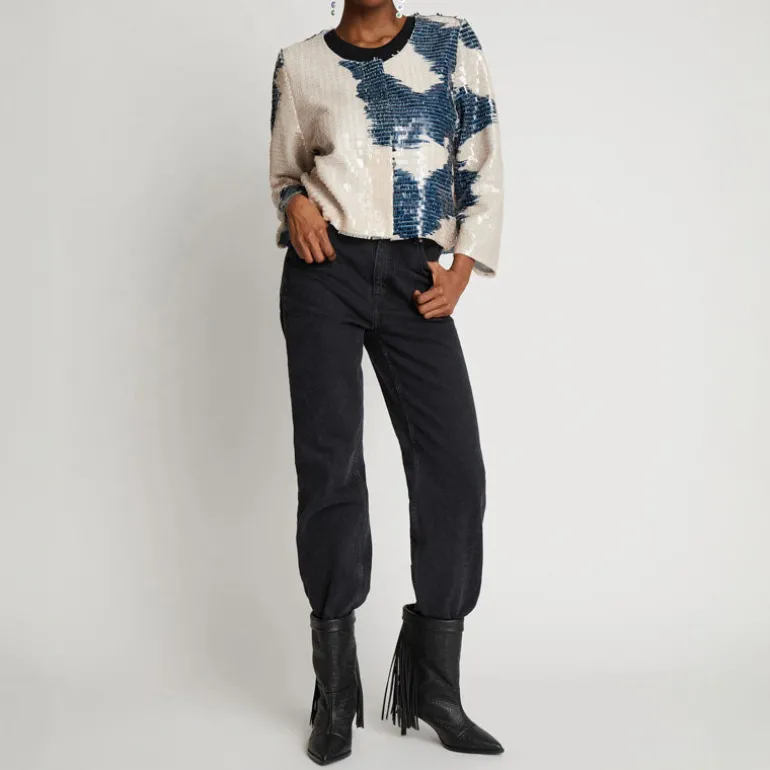 MUNTHE Takio L/S Top in Ivory
