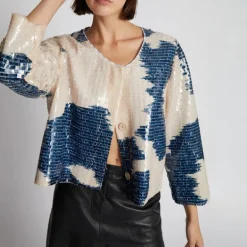 MUNTHE Takio L/S Top in Ivory