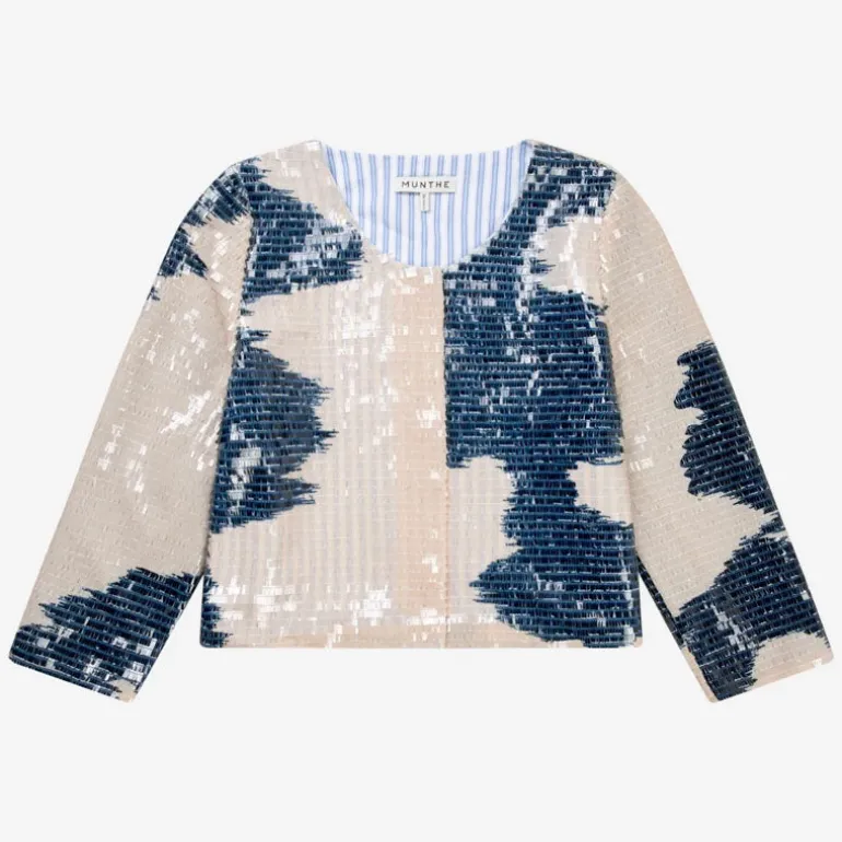 MUNTHE Takio L/S Top in Ivory