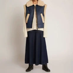 MUNTHE Tuppa Gilet in Blue
