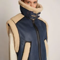 MUNTHE Tuppa Gilet in Blue