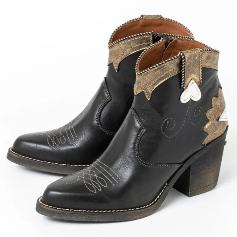 Nemonic Salvaje Boots in Kansas/Black