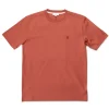 NORSE PROJECTS Johannes Organic N Logo T Shirt in Red Ochre