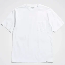 NORSE PROJECTS Johannes Organic Pocket T Shirt in White